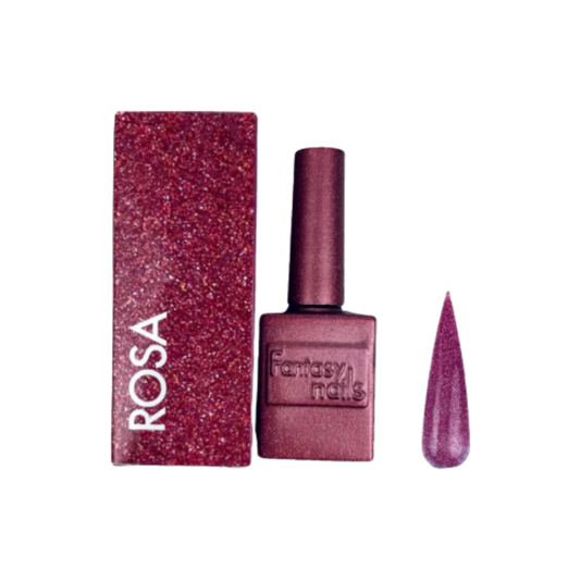Gel Glitter Fine Rosa Fantasy Nails 13 ml Gel Semipermanente con Glitter Rosa - Gel - Elegans Nails