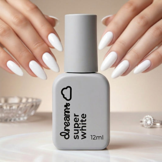 Gel de Uñas de 3 pasos Dreams SUPER WHITE 12ml - Gel - Elegans Nails