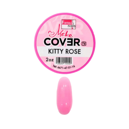 Uñas Acrilico Make Cover Kitty Rose 2 oz Fantasy Nails - Acrílico - Elegans Nails