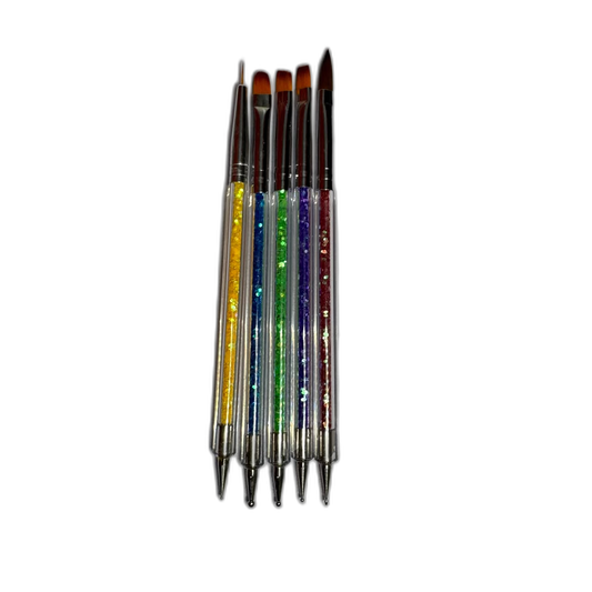 Punteros con Pincel Set 5 Piezas - Pinceles - Elegans Nails
