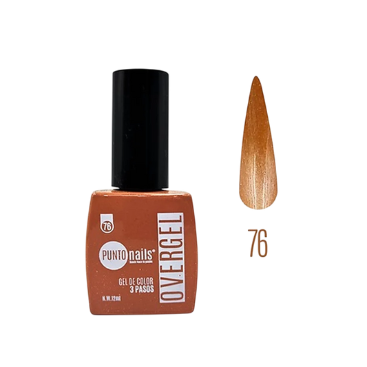 Overgel #76 Champagne – Punto Nails 12 ml - Gel - Elegans Nails