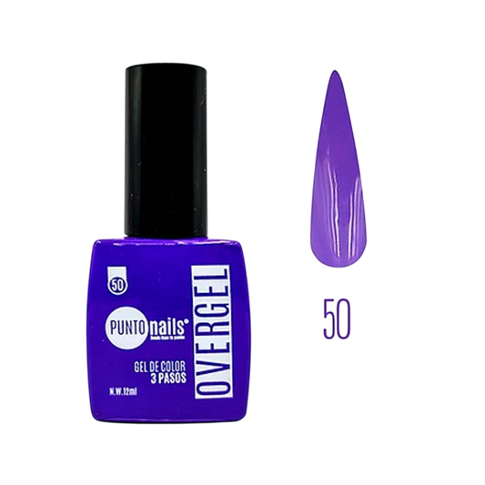 Overgel #50 Violeta – Punto Nails 12 ml - Gel - Elegans Nails