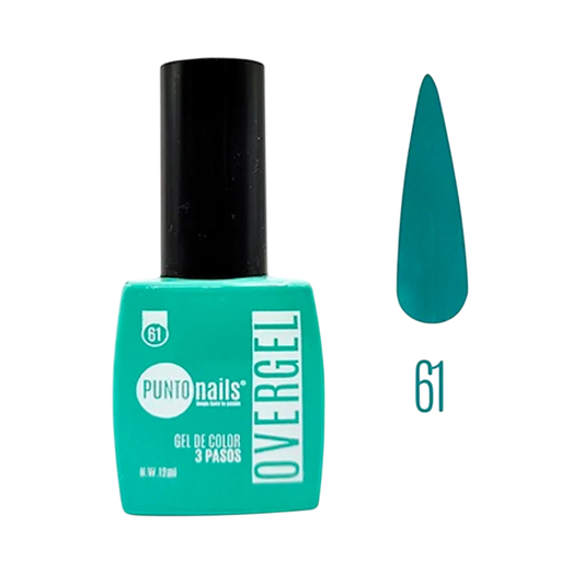 Overgel #61 Aurora Boreal – Punto Nails 12 ml - Gel - Elegans Nails