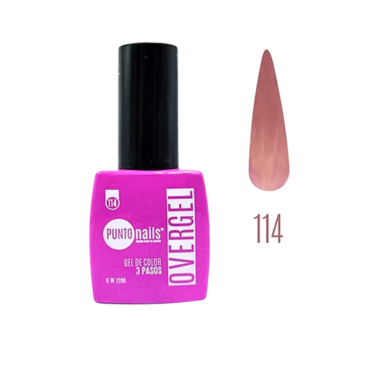 Overgel #114 Lila Pastel – Punto Nails 12 ml - Gel - Elegans Nails