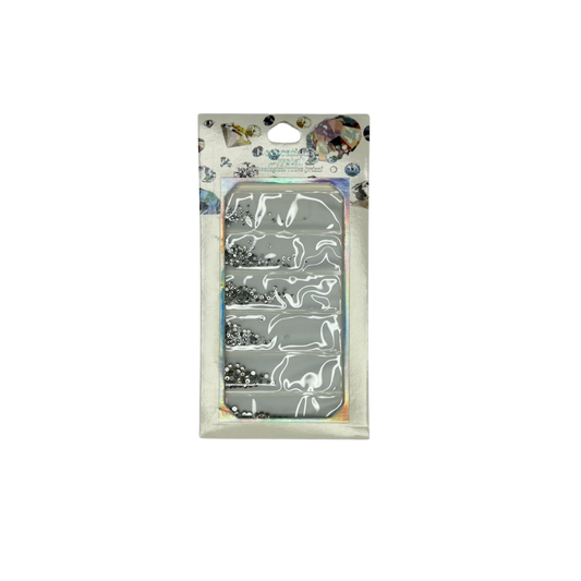 Cristales para Uñas Multitamaño Plateado Nail Art Profesional - Decoraciones - Elegans Nails