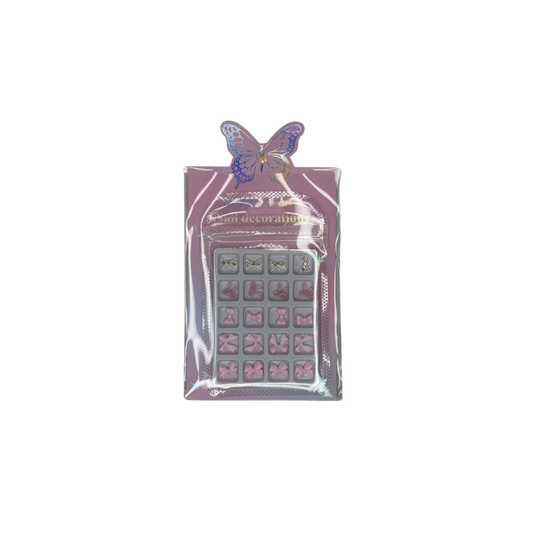 Dijes de Moños para Uñas Nail Art 3D – Set Decorativo con Moños y Cristales - Decoraciones - Elegans Nails