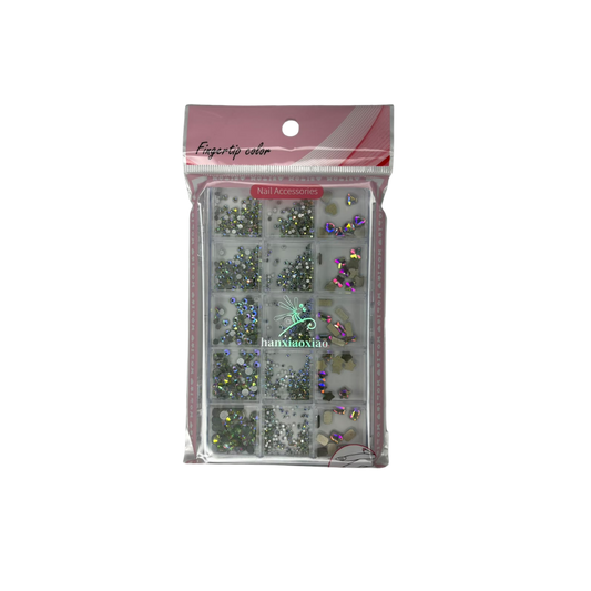 Piedras Tornasol para Decoración de Uñas Nail Art con Cristales y Dijes - Decoraciones - Elegans Nails