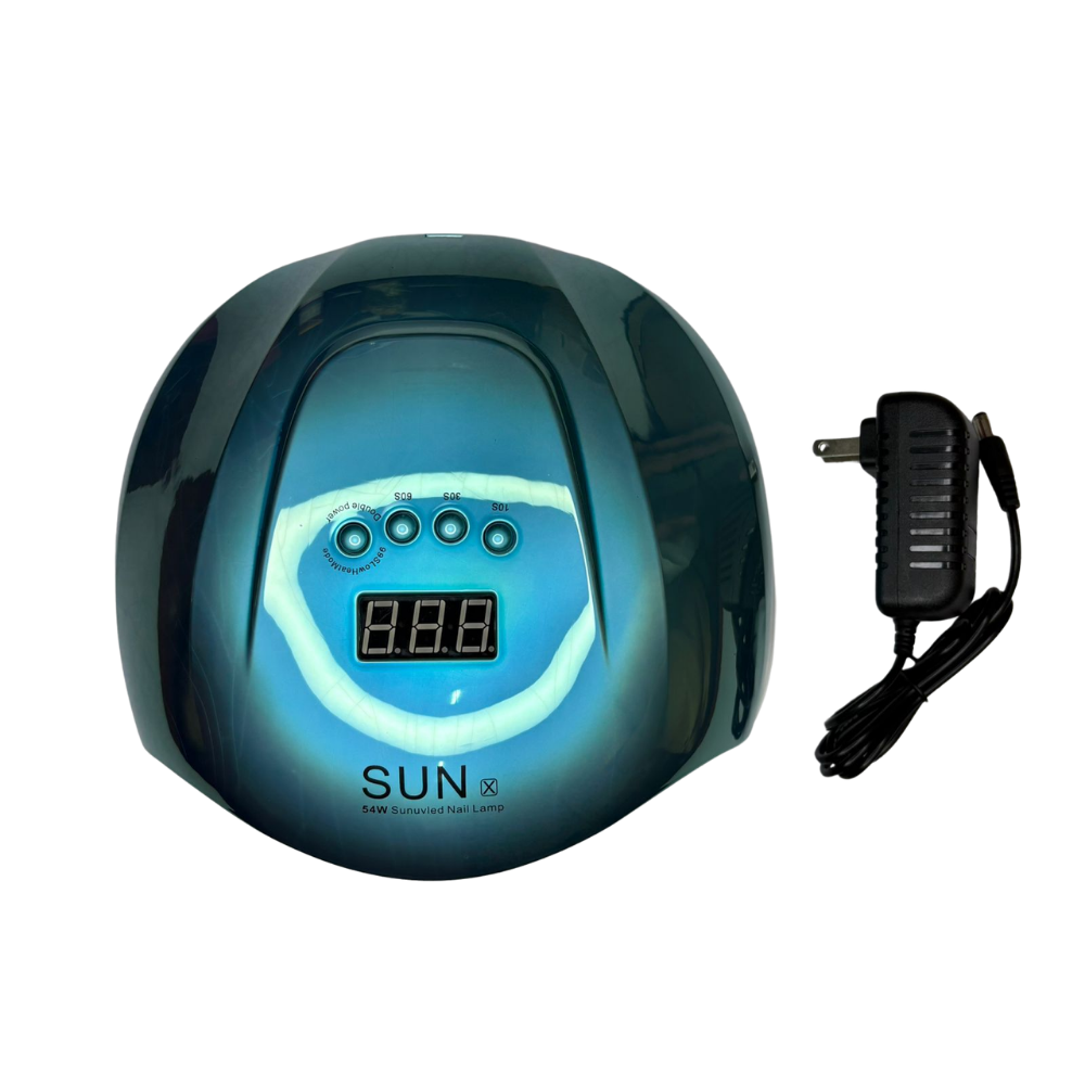 Lámpara UV LED SUN X 54W SunUV para Uñas con Pantalla Digital y Adaptador - Electrónicos - Elegans Nails