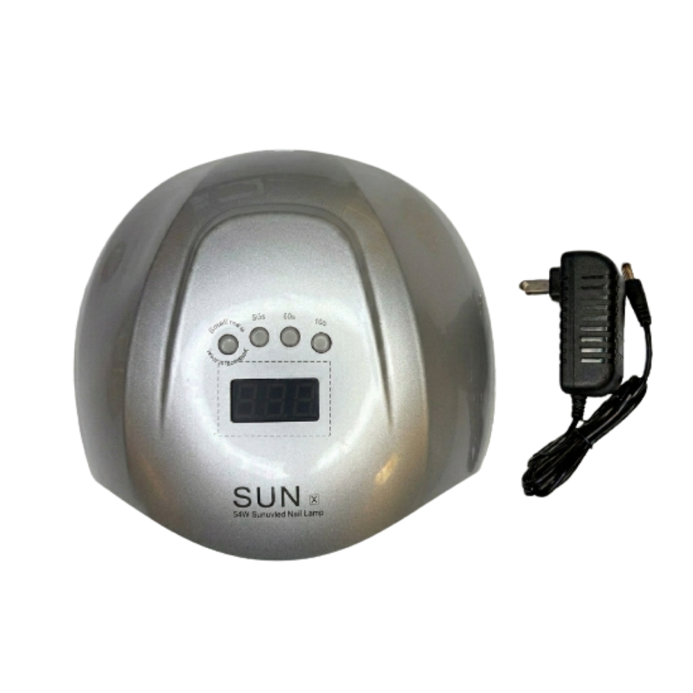 Lámpara UV LED SUN X 54W SunUV para Uñas con Pantalla Digital y Adaptador - Electrónicos - Elegans Nails