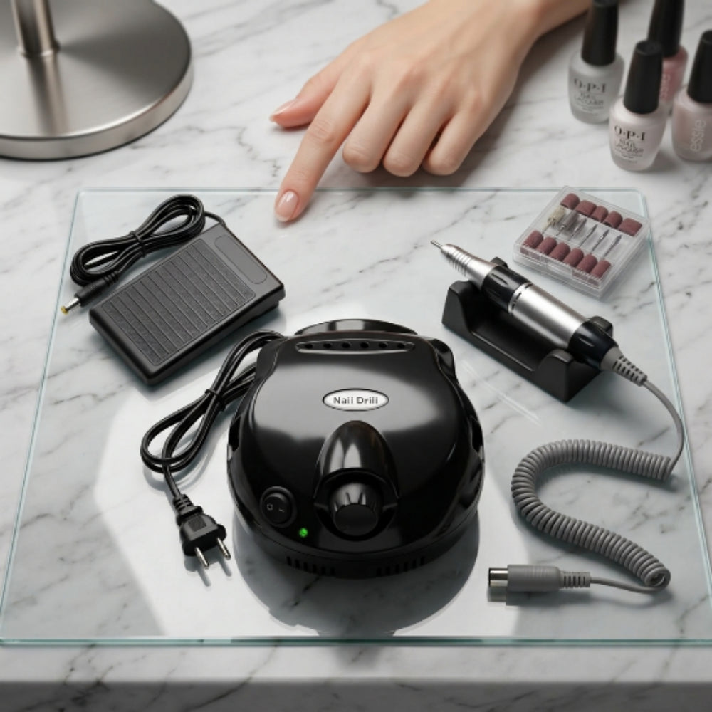 Esmeril para Uñas con Pedal, Micromotor y Accesorios - Electrónicos - Elegans Nails