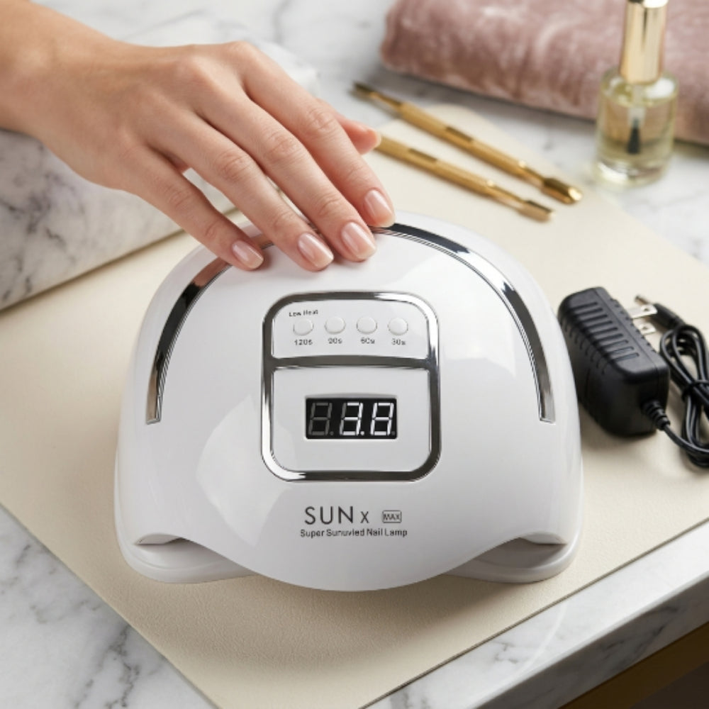 Lámpara para Uñas UV/LED SUN X MAX 228W con Pantalla LCD y Sensor Automático - Electrónicos - Elegans Nails