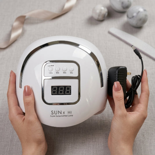 Lámpara para Uñas UV/LED SUN X MAX 228W con Pantalla LCD y Sensor Automático - Electrónicos - Elegans Nails