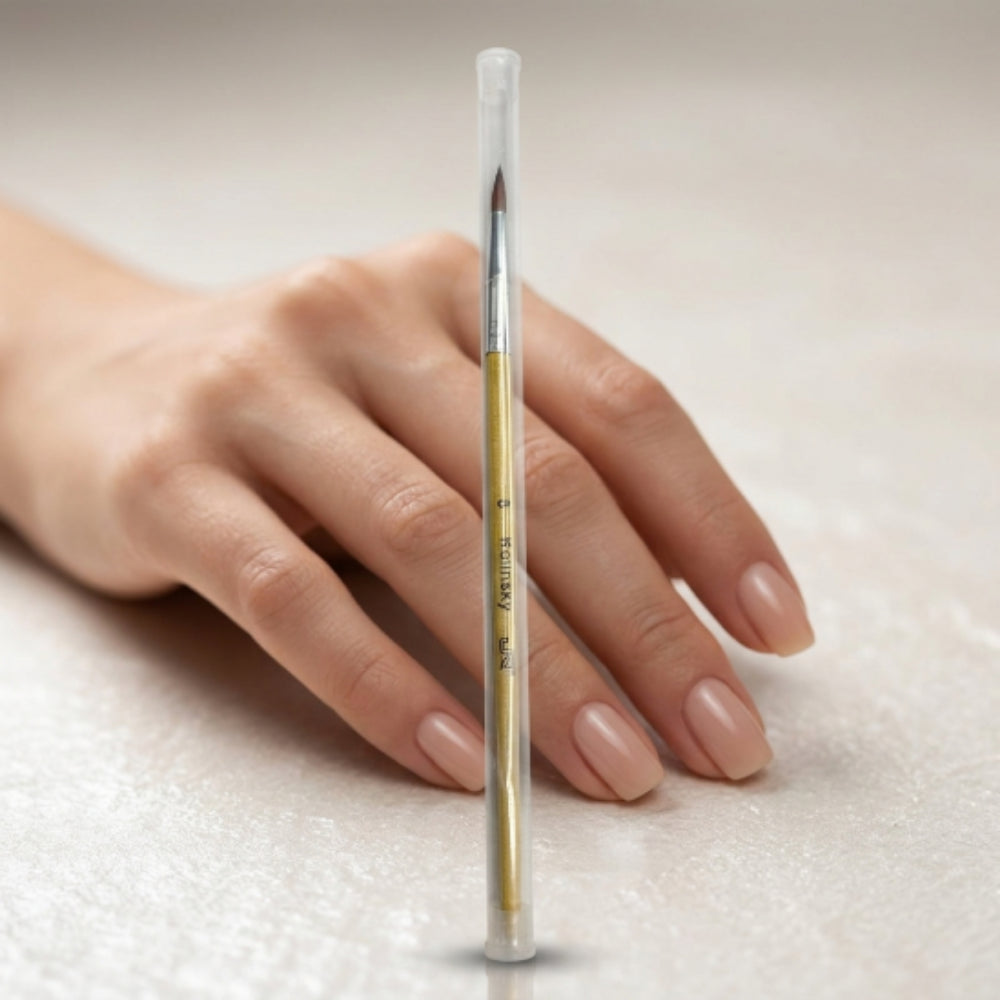 Pincel Kolinsky No. 6 JR para Acrílico - Pinceles - Elegans Nails