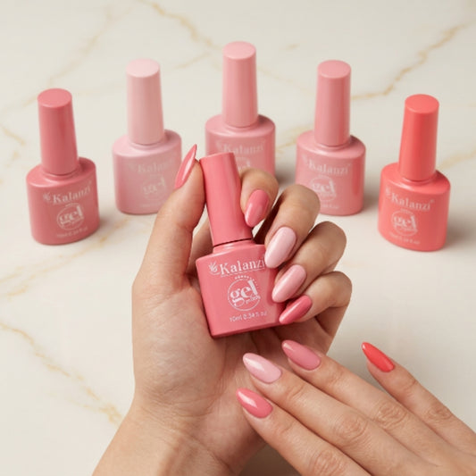 Gel Polish Kalanzi 10 ml Gama Rosa y Coral – 6 Tonos para Uñas - Gamas - Elegans Nails