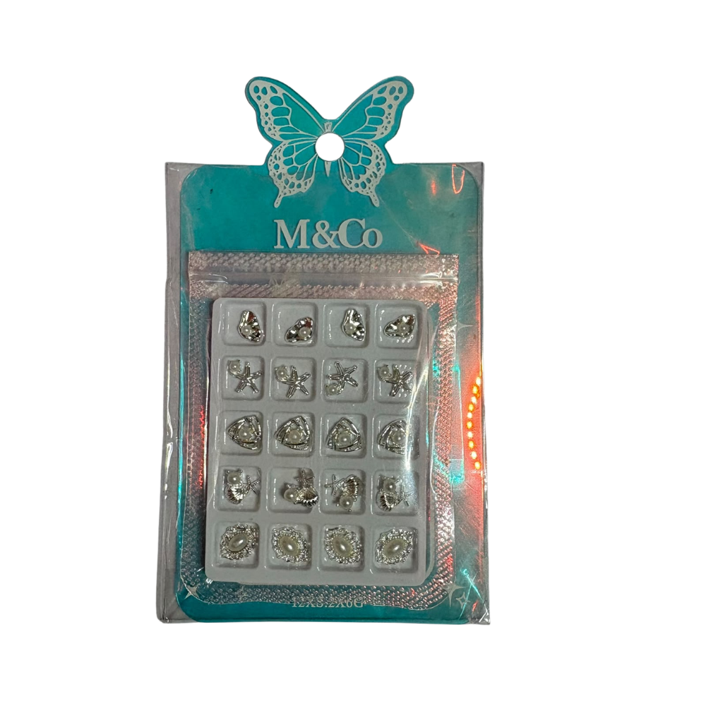 Charms Temática Marina Set 20pz – M&Co - Decoraciones - Elegans Nails