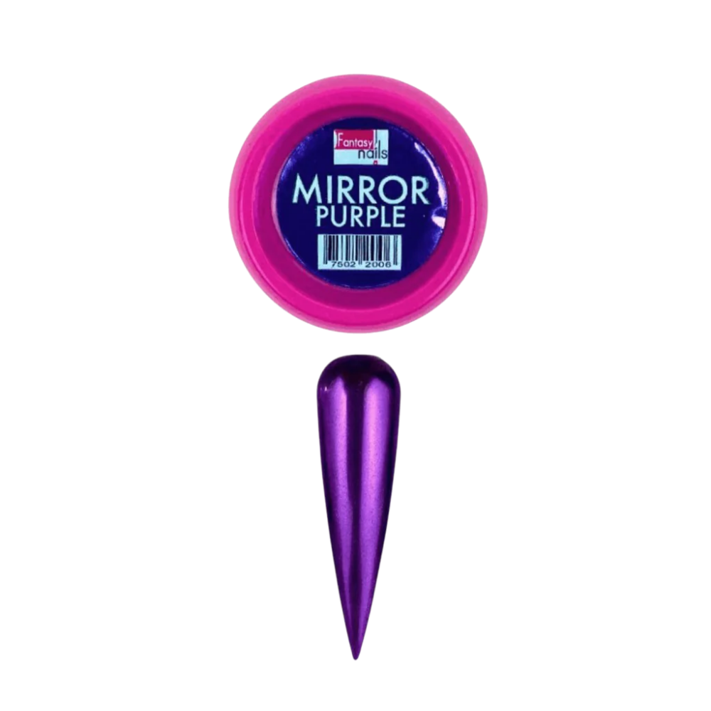 Efecto Espejo Morado Fantasy Nails Mirror Purple – Efecto Cromado para Uñas Profesional - Efectos - Elegans Nails