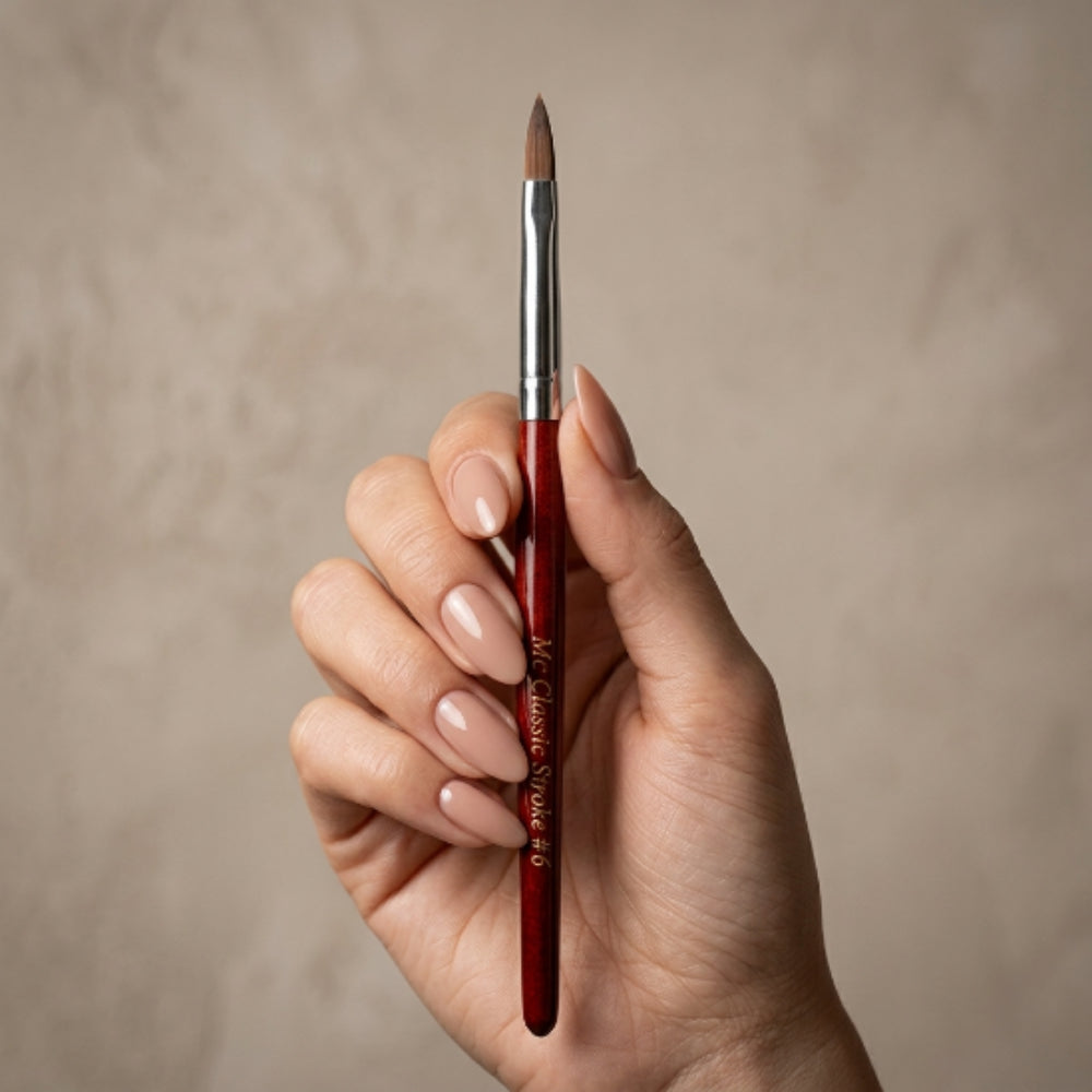 Pincel para uñas semiprofesional CLASSIC STROKE #6 MC Nails - Pinceles - Elegans Nails