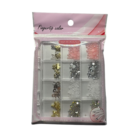 Kit Dijes y Piedras para Uñas Fingertip Color - Decoraciones - Elegans Nails