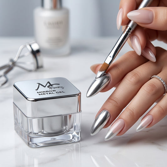 Gel Dreams Mirror Metal Silver y Gold 5ml MC Nails - Elegans Nails