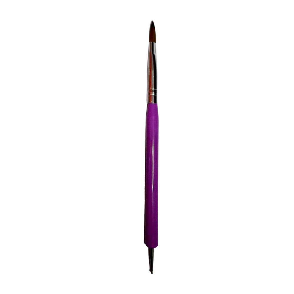 Puntero con Pincel para Acrílico Doble Punta para Nail Art y Uñas - Puntero - Elegans Nails