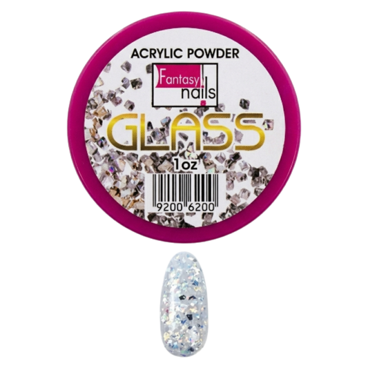 Acrílico Uñas Glass Fantasy Nails 1 oz con Glitter - Acrílico - Elegans Nails