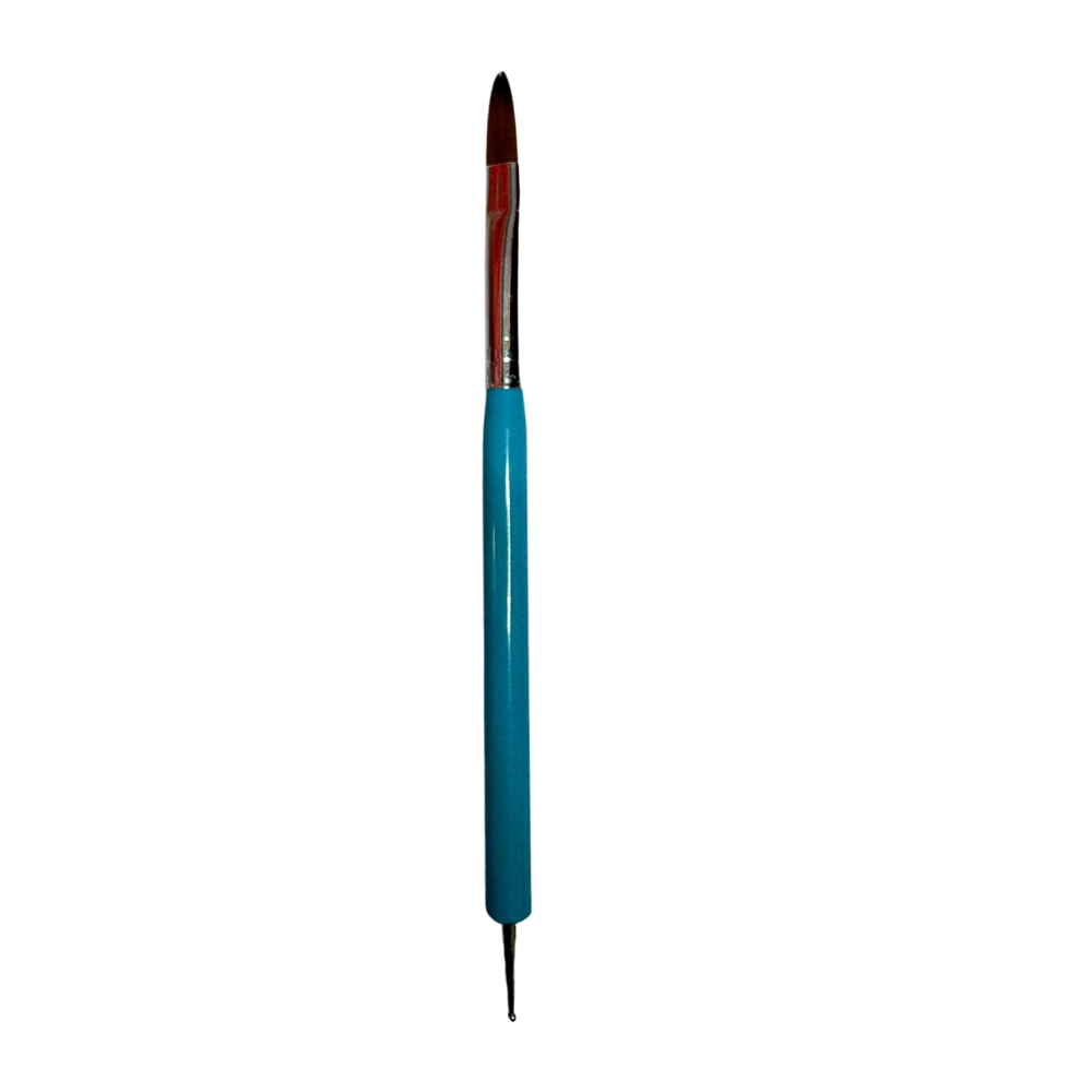 Puntero con Pincel para Acrílico Doble Punta para Nail Art y Uñas - Puntero - Elegans Nails