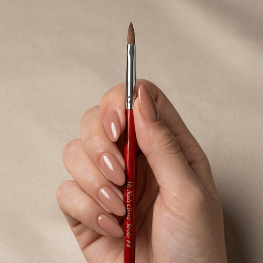 Pincel para uñas semiprofesional CLASSIC STROKE #8 MC Nails - Pinceles - Elegans Nails