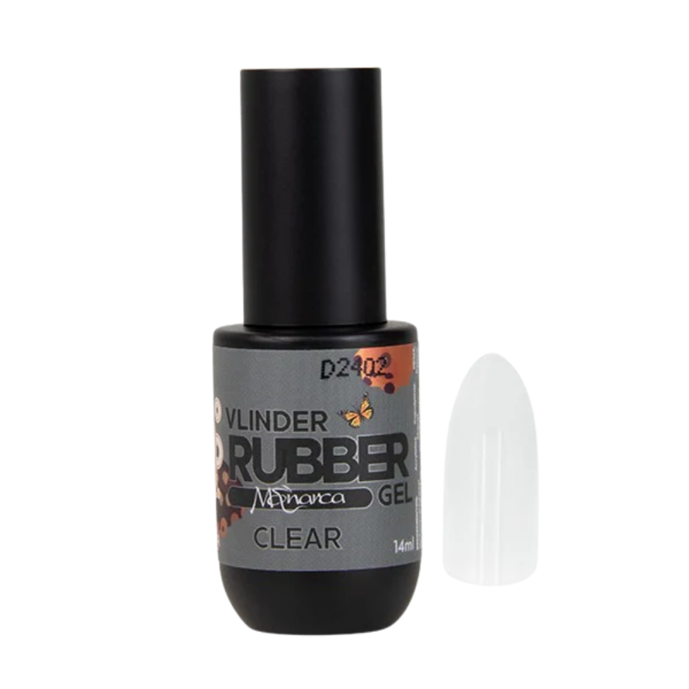 Gel Rubber MC Nails MONARCA VLINDER CLEAR 14ML - Gel Rubber - Elegans Nails