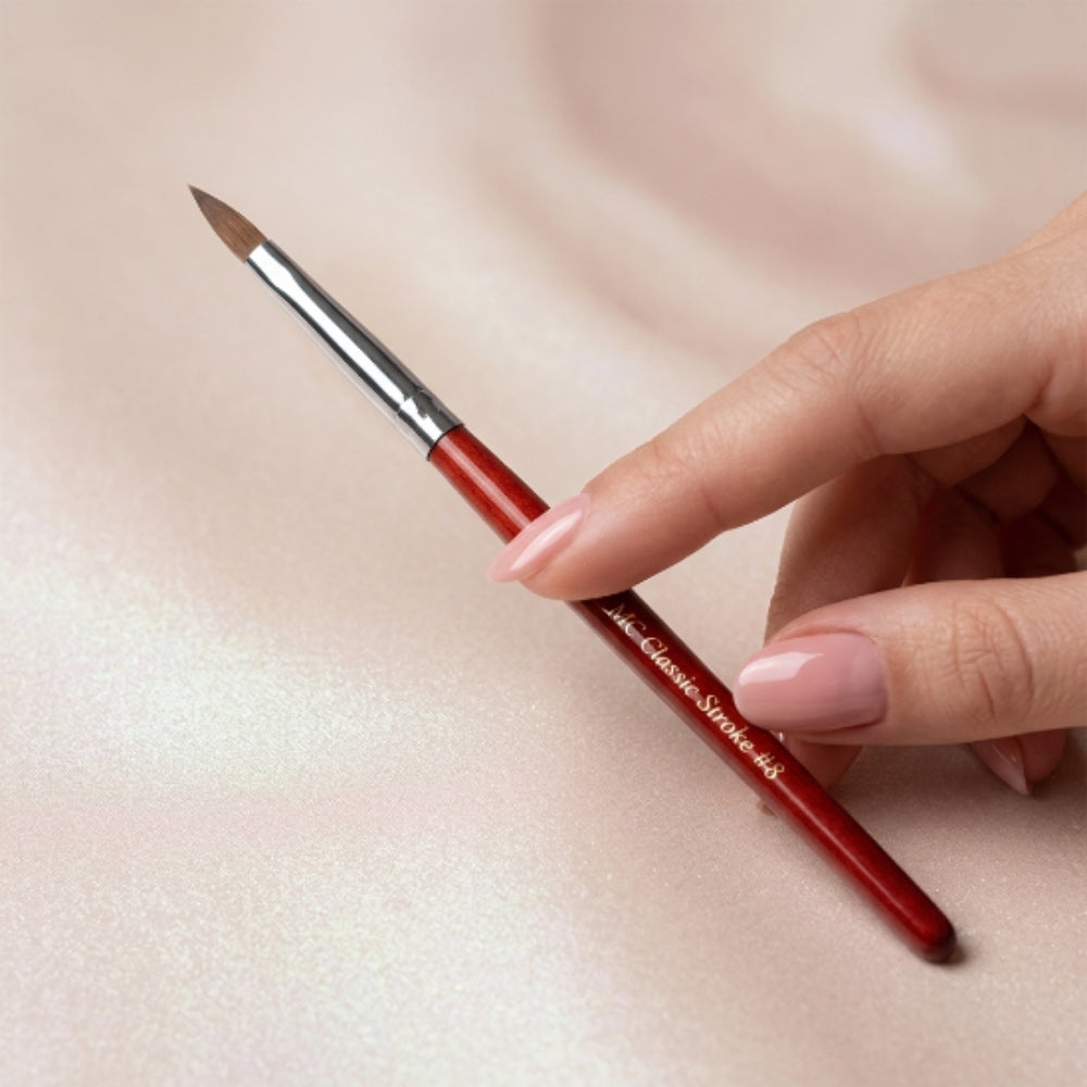 Pincel para uñas semiprofesional CLASSIC STROKE #8 MC Nails - Pinceles - Elegans Nails