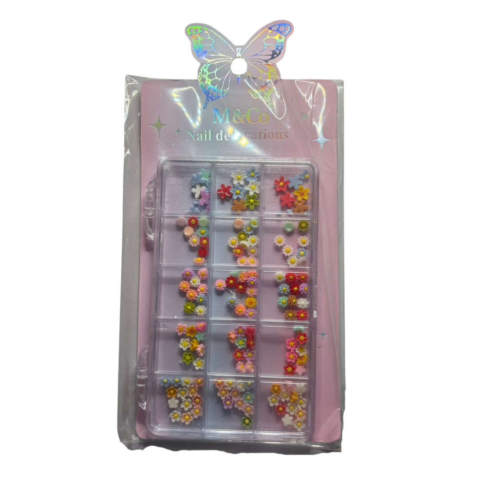 Flores 3D Decorativas para Uñas M&Co - Decoraciones - Elegans Nails