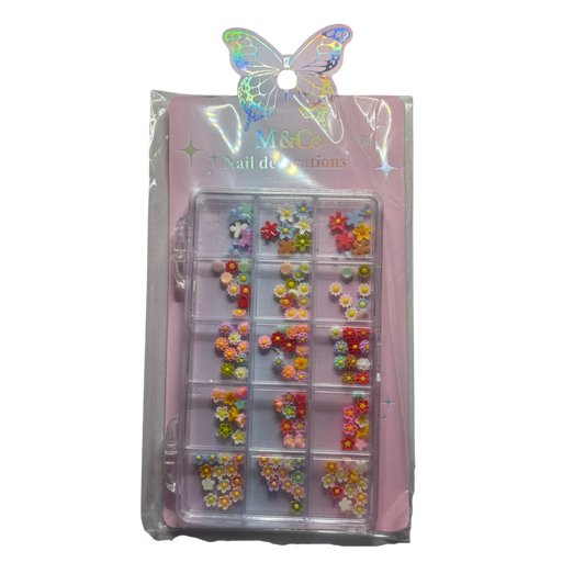 Flores 3D Decorativas para Uñas M&Co - Decoraciones - Elegans Nails