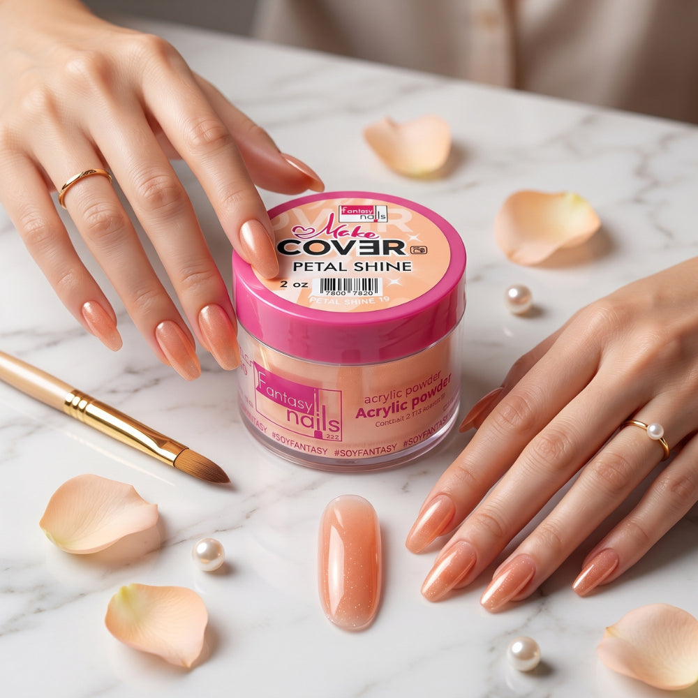 Uñas Acrilico Make Cover Petal Shine 2 oz Fantasy Nails - Acrílico - Elegans Nails