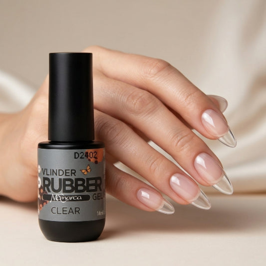 Gel Rubber MC Nails MONARCA VLINDER CLEAR 14ML - Gel Rubber - Elegans Nails