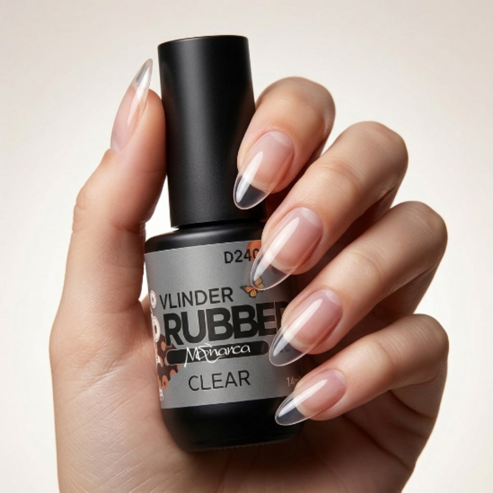 Gel Rubber MC Nails MONARCA VLINDER CLEAR 14ML - Gel Rubber - Elegans Nails