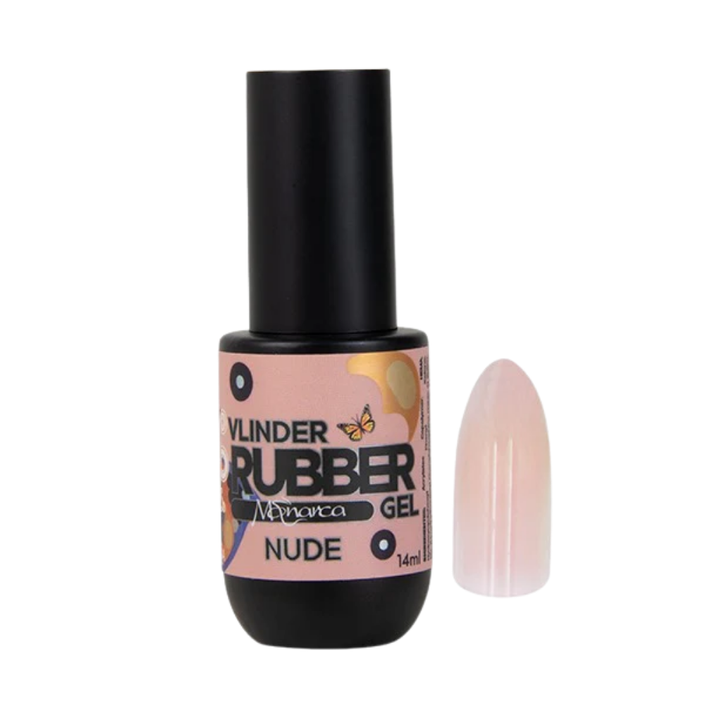Gel Rubber MONARCA VLINDER NUDE 14ML - Gel Rubber - Elegans Nails