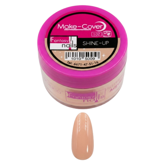Acrílico Make Cover Shine-Up Fantasy Nails 1 oz para Uñas con Brillo - Acrílico - Elegans Nails