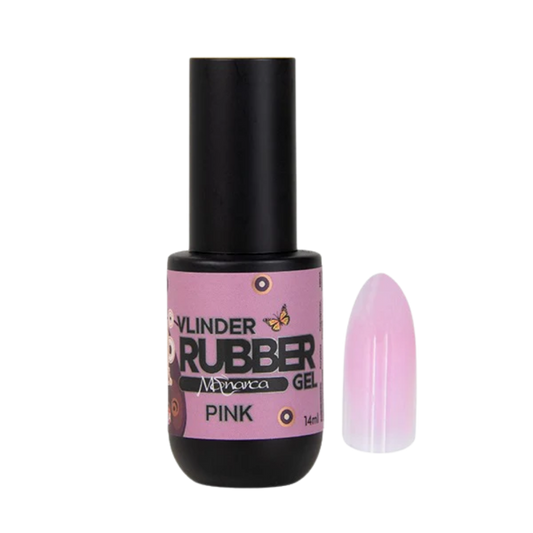 Gel Rubber MONARCA VLINDER ROSA 14ML - Gel Rubber - Elegans Nails