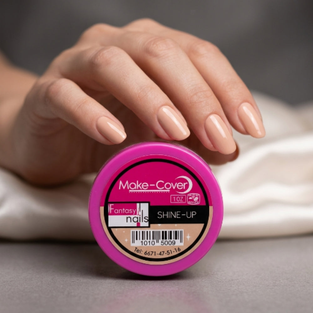 Acrílico Make Cover Shine-Up Fantasy Nails 1 oz para Uñas con Brillo - Acrílico - Elegans Nails