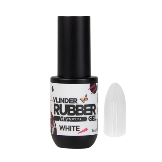 Gel Rubber MONARCA VLINDER BLANCO 14ML - Gel Rubber - Elegans Nails