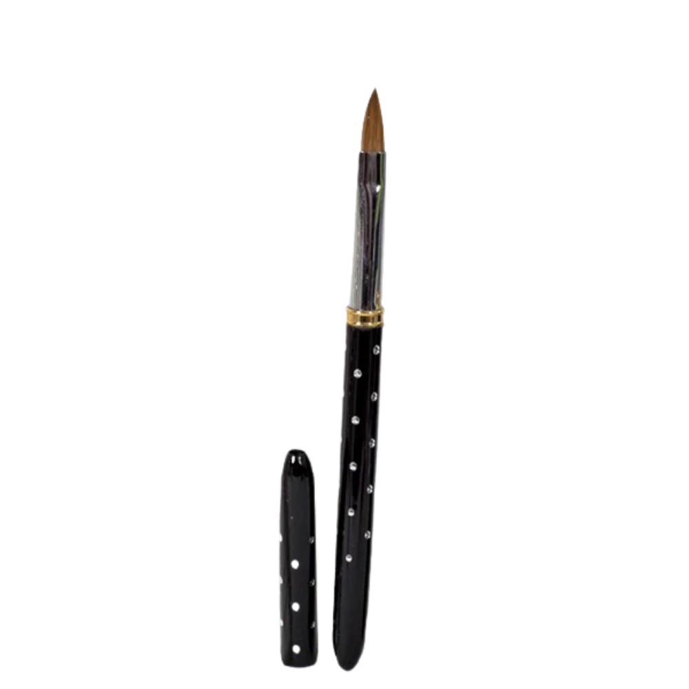 Pincel para Uñas Kolinsky BLACK ROCK #8 MC Nails - Pinceles - Elegans Nails