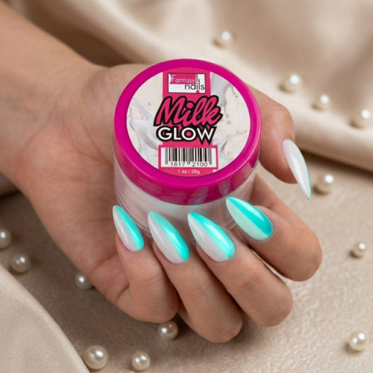 Acrílico Milk Glow Fantasy Nails 1 oz para Uñas Efecto Glow Lechoso - Acrílico - Elegans Nails