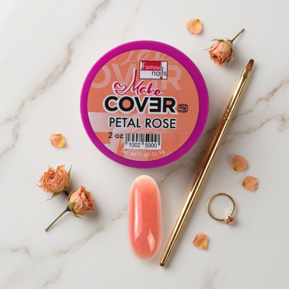 Uñas Acrilico Make Cover Petal Rose 2 oz Fantasy Nails - Acrílico - Elegans Nails