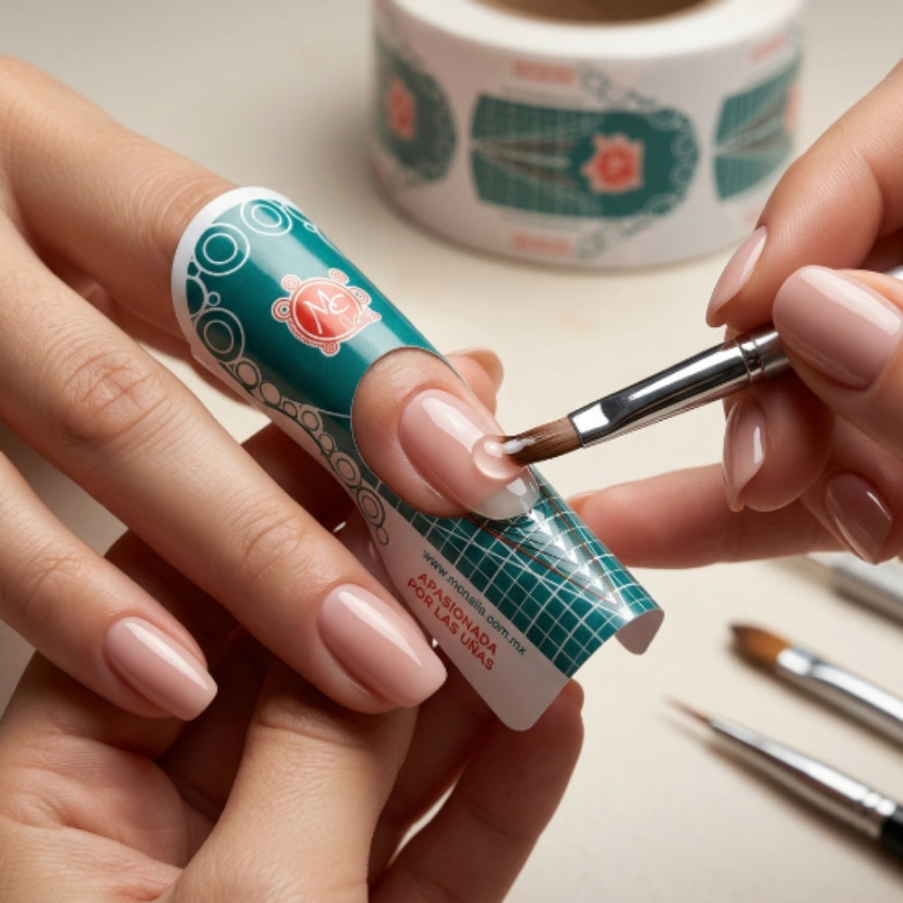 Rollo de forma escultural Chico 500 pz Verde MC Nails - Rollo Forma Escultural - Elegans Nails