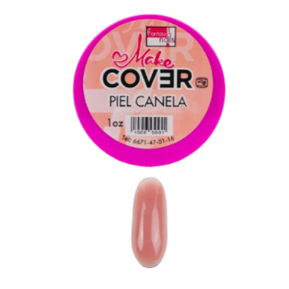 Acrílico Make Cover Piel Canela Fantasy Nails 1 oz para Uñas Tono Canela Nude - Acrílico - Elegans Nails