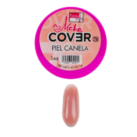 Acrílico Make Cover Piel Canela Fantasy Nails 1 oz para Uñas Tono Canela Nude - Acrílico - Elegans Nails