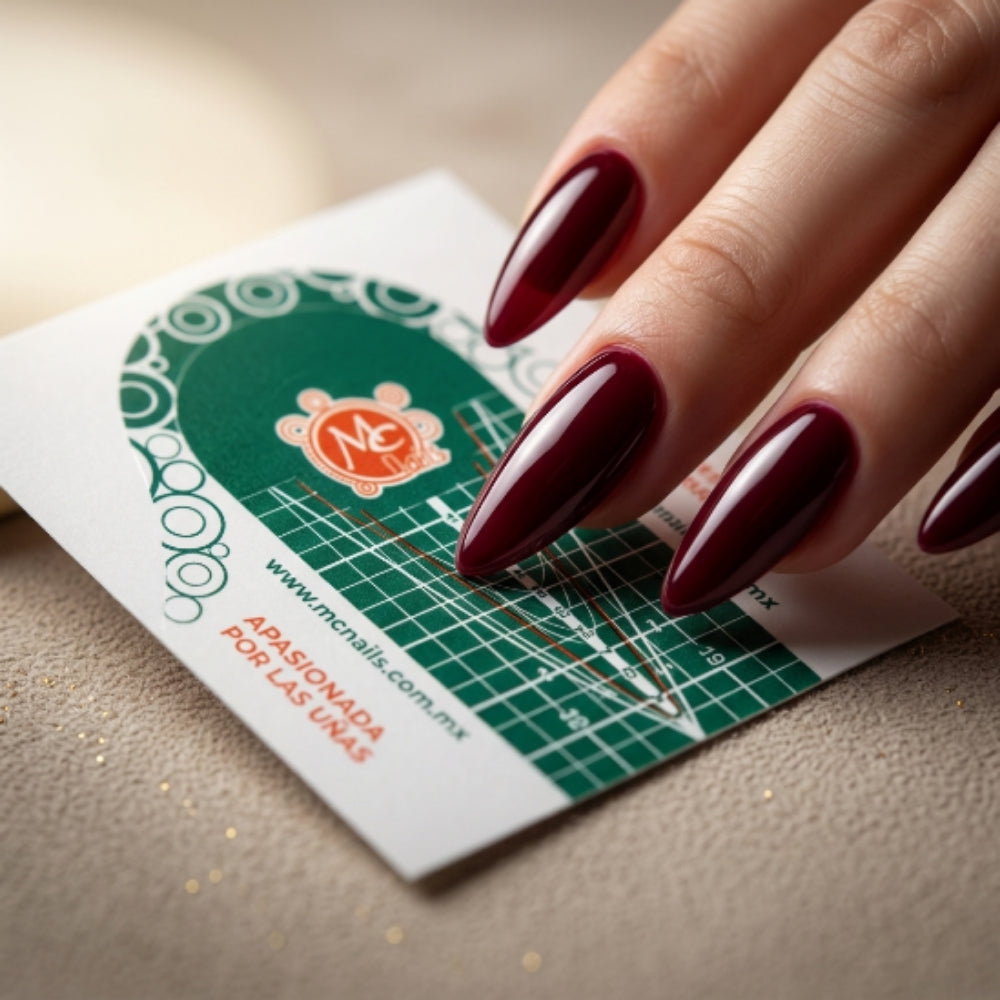 Rollo de forma escultural Chico 500 pz Verde MC Nails - Rollo Forma Escultural - Elegans Nails