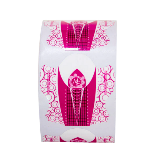Rollo de forma escultural Grande 500 pz Rosa MC Nails - Rollo Forma Escultural - Elegans Nails