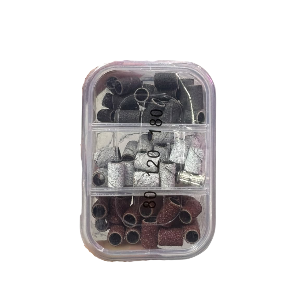 Barrilito para Uñas 80, 120 y 180 con Mandril para Manicure y Pedicure - Barrilitos - Elegans Nails