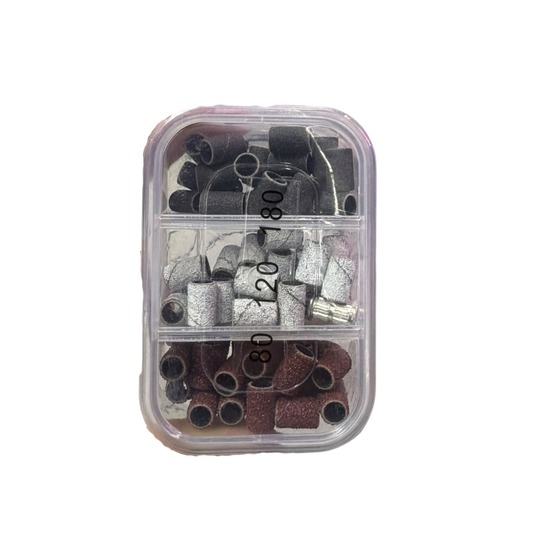 Barrilito para Uñas 80, 120 y 180 con Mandril para Manicure y Pedicure - Barrilitos - Elegans Nails