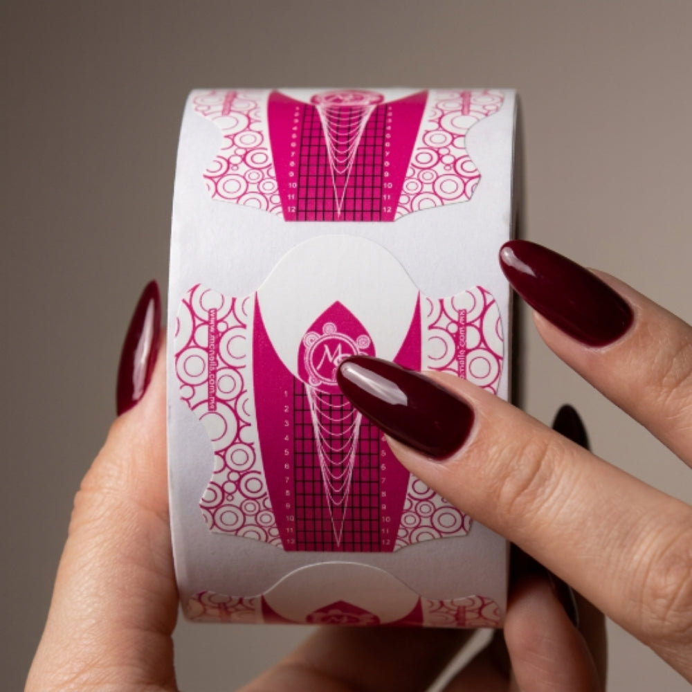 Rollo de forma escultural Grande 500 pz Rosa MC Nails - Rollo Forma Escultural - Elegans Nails